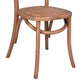 DUMAS SOLID OAK & RATTAN DINING CHAIR NATURAL