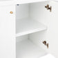 JAILA 4-DOOR CONTEMPORARY SIDEBOARD/BUFFET WHITE