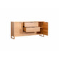 KIPLING MESSMATE TIMBER 2-DOOR 3-DRAWER BUFFET SIDEBOARD NATURAL