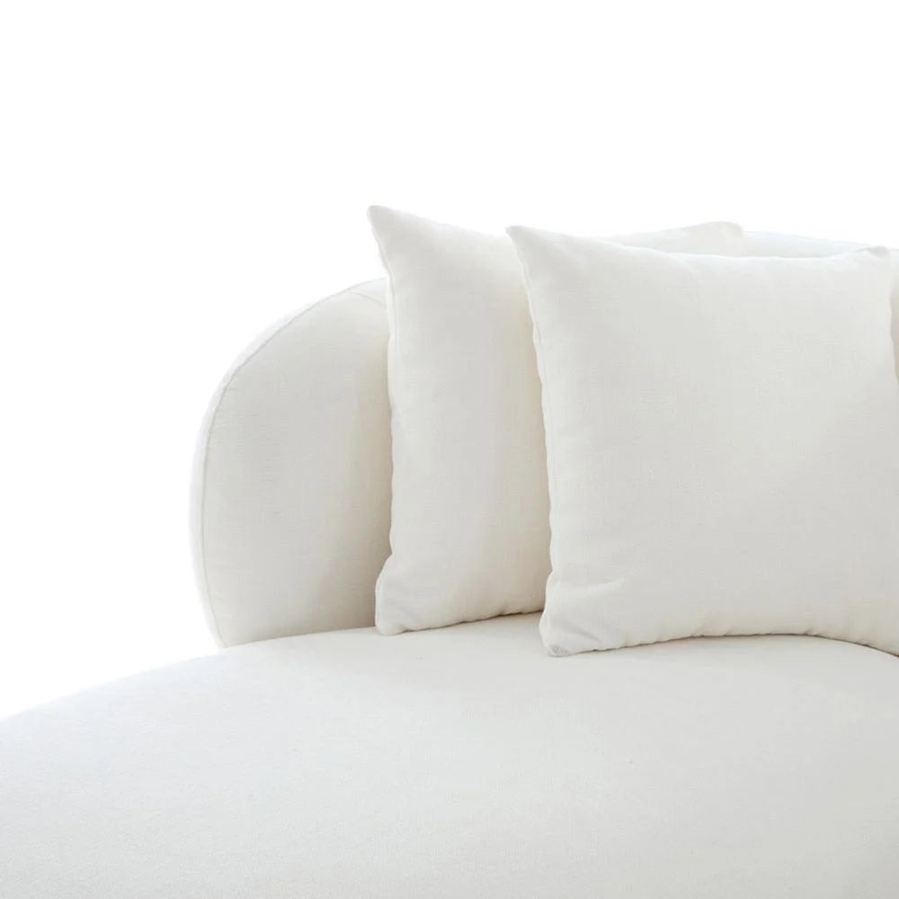 BEECHAM MODULAR 3-SEATER CORNER SOFA WITH LHF CHAISE - NATURAL CHENILLE