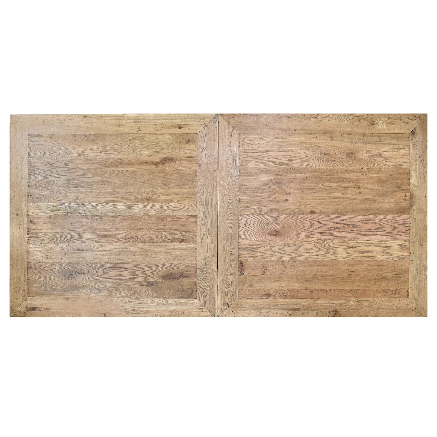 KAMURA SOLID OAK WOOD DOUBLE EXTENSION DINING TABLE NATURAL 310CM