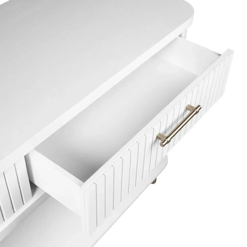 PEMBROKE 2-DRAWER CONSOLE TABLE/HALL TABLE WHITE
