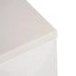 HAMPSHIRE WHITE MARBLE/WHITE OAK 2-DRAWER BEDSIDE TABLE