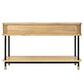 PEMBROKE OAK 2-DRAWER CONSOLE TABLE/HALL TABLE NATURAL