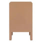 JAYLA PETITE MOCHA MOUSSE 2-DRAWER BEDSIDE TABLE