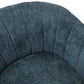 WINTHROP SWIVEL ARMCHAIR CHAIR/OCCASIONAL TEAL CHENILLE