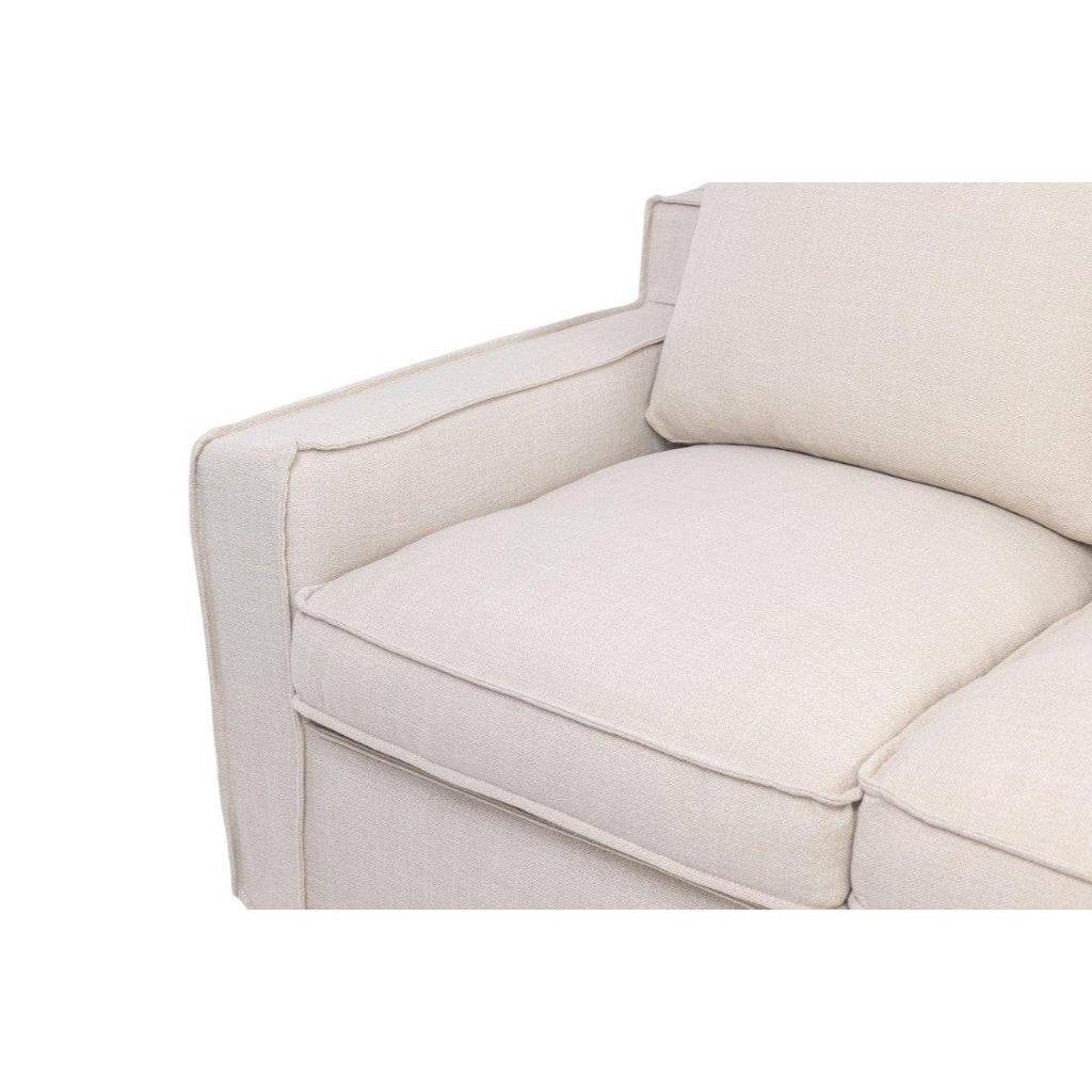 ALLARD FABRIC 3-SEATER SOFA STONE - MyChocolateWood