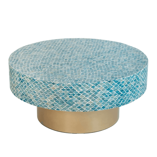CONCH ROUND SHELL COFFEE TABLE