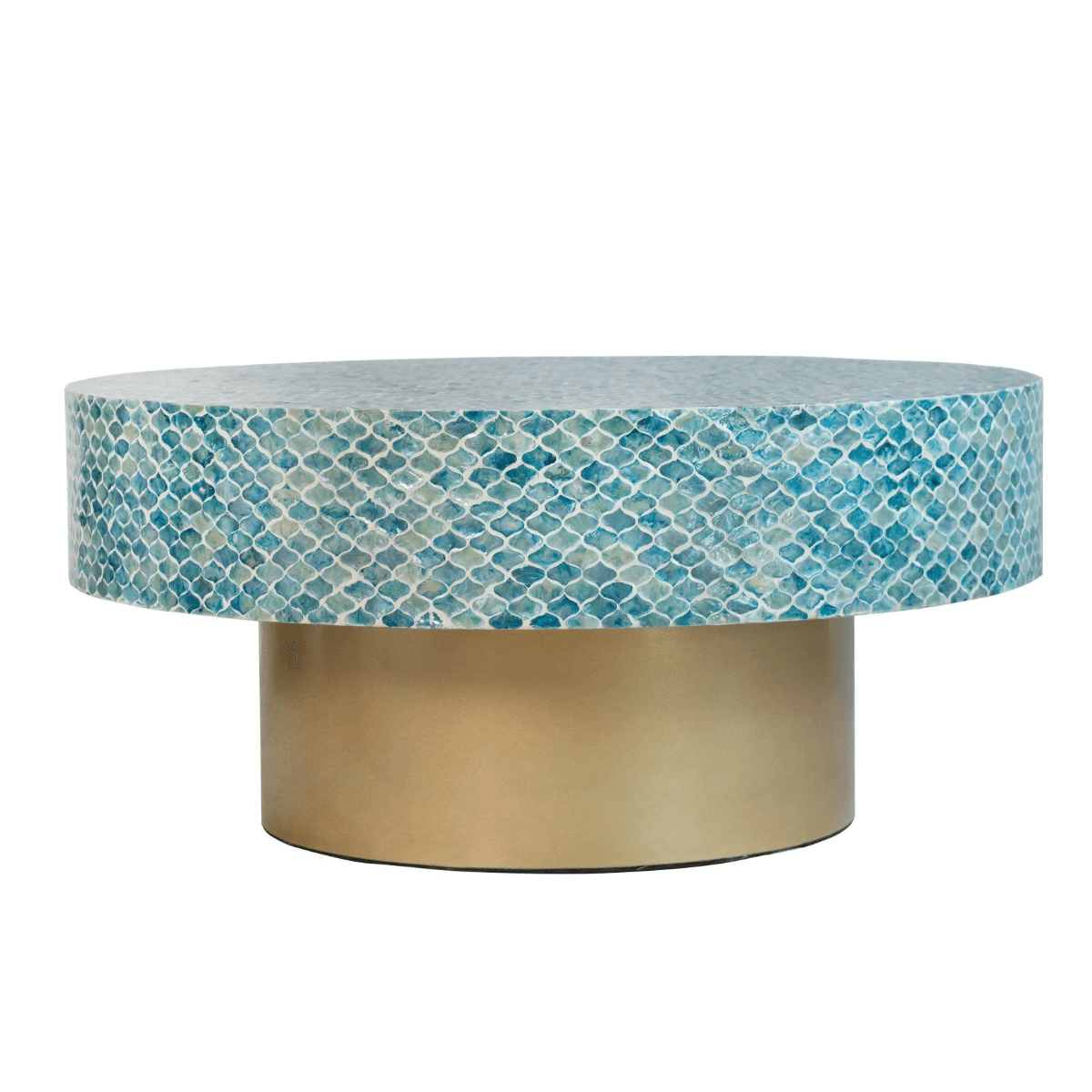 CONCH ROUND SHELL COFFEE TABLE