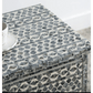 SANTA FE SIDE SHELL INLAY 3 DRAWER SIDE TABLE/BEDSIDE TABLE - MyChocolateWood
