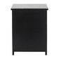 SANTA FE SIDE SHELL INLAY 3 DRAWER SIDE TABLE/BEDSIDE TABLE - MyChocolateWood