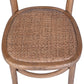 DUMAS SOLID OAK & RATTAN DINING CHAIR NATURAL
