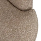 BRYNN BOUCLE SWIVEL ARMCHAIR COCOA