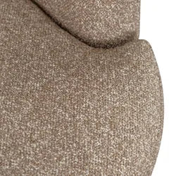 BRYNN BOUCLE SWIVEL ARMCHAIR COCOA