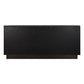 HAMPSHIRE BLACK MARBLE/SMOKED OAK 4-DOOR BUFFET/SIDEBOARD