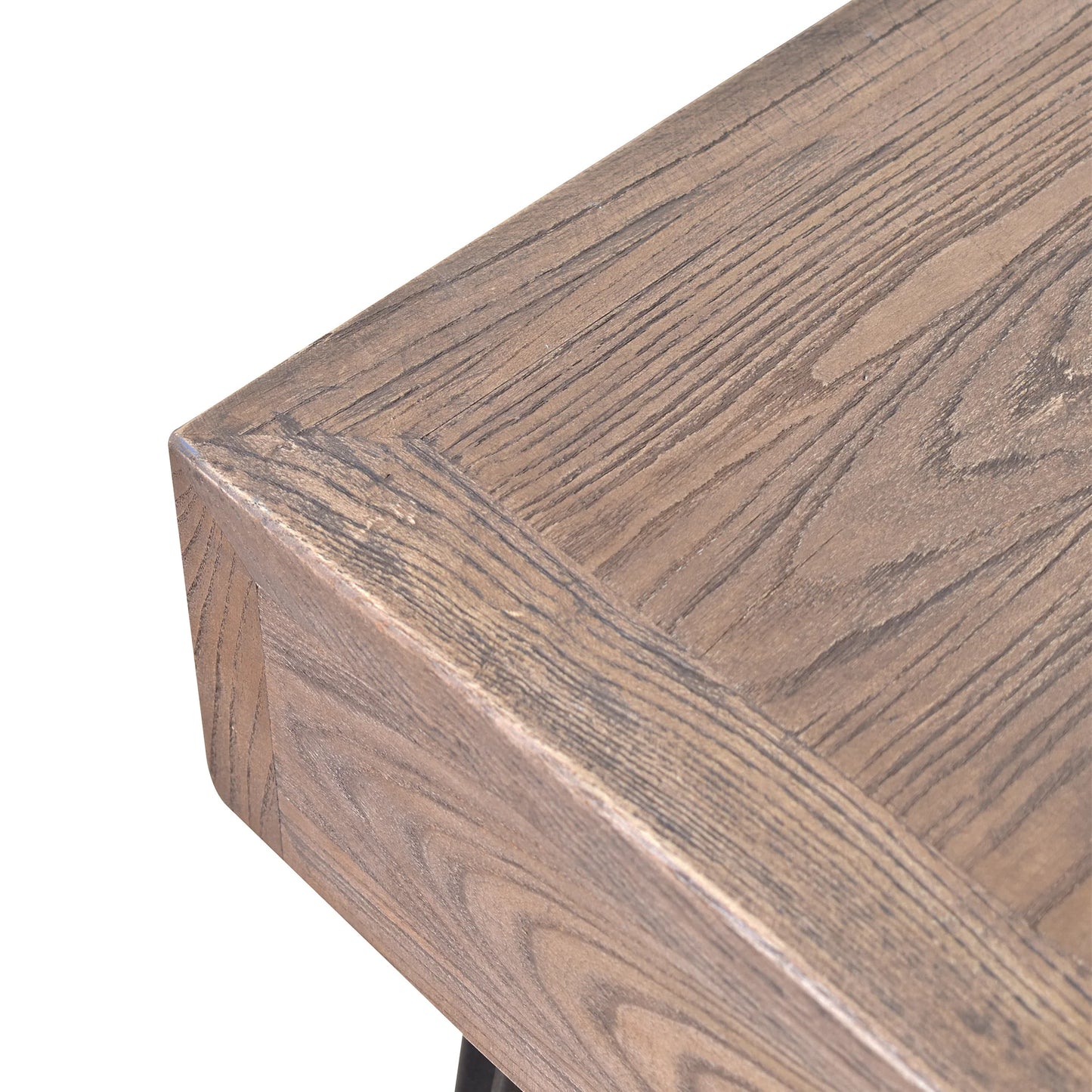 BOSWORTH OLD ELM PHARMACY  HOME OFFICE DESK BLACK & NATURAL