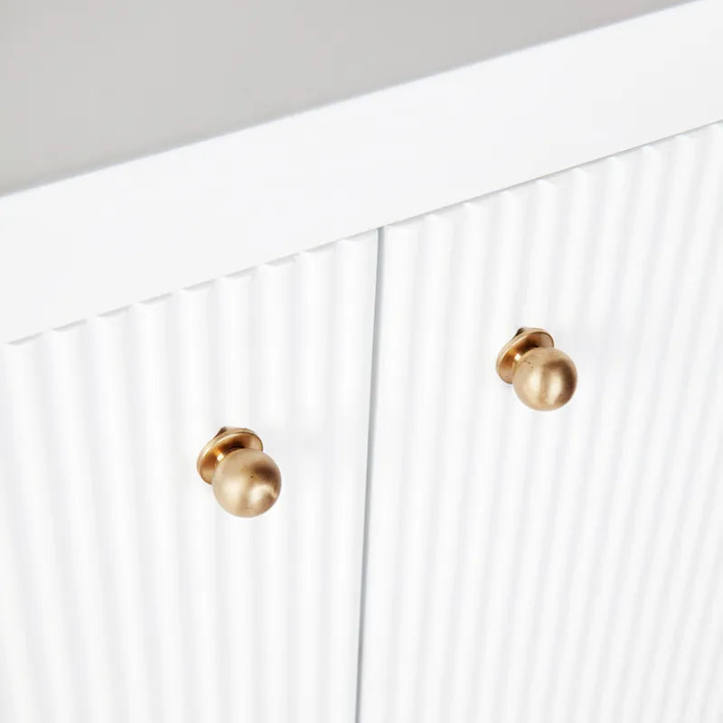 JAILA 4-DOOR CONTEMPORARY SIDEBOARD/BUFFET WHITE