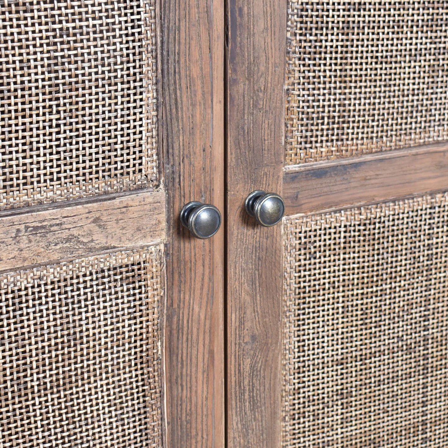 JASPA ARCHED OLD ELM CABINET STORAGE CABINET CUPBOARD