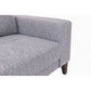 LIZ 3-SEATER + 2-SEATER MID-CENTURY GREY FABRIC SOFA SET