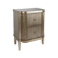 ARIELLE BEDSIDE TABLE - ANTIQUE GOLD - MyChocolateWood