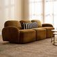 LORELEI  3-SEATER MODULAR SOFA CHENILLE TOFFEE COLOUR