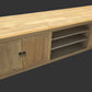 BORDEAUX SOLID ELM WOOD TV UNIT 200CM
