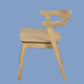 FYNN SOLID OAK DINING CHAIRS IN NATURAL SET OF 2 - MyChocolateWood