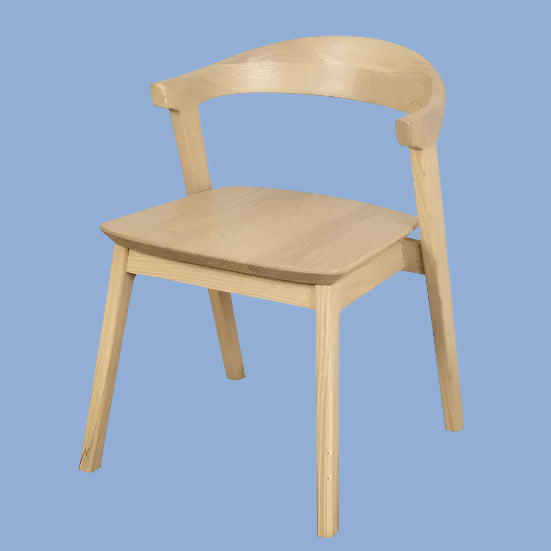 FYNN SOLID OAK DINING CHAIRS IN NATURAL SET OF 2 - MyChocolateWood