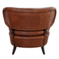 MIGUEL AGED LEATHER LOUNGE CHAIR