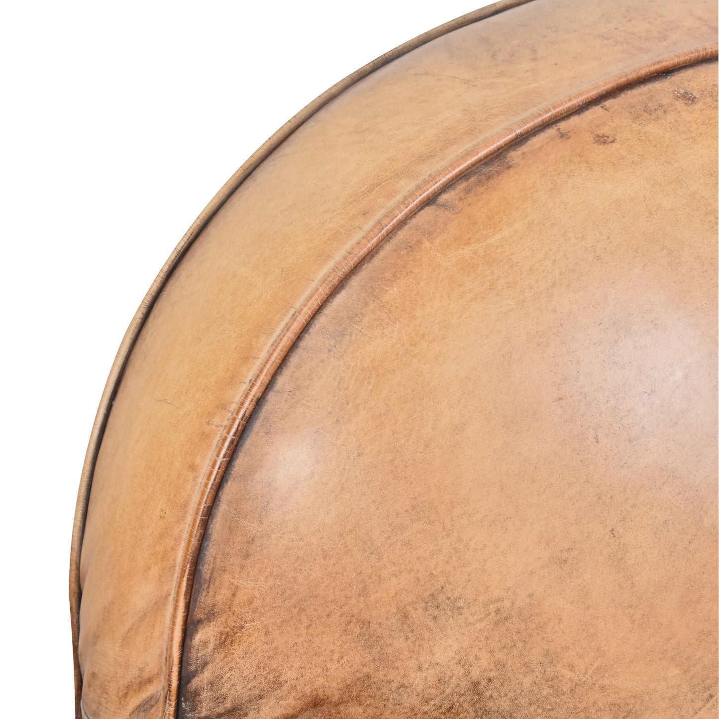 FERNANDO VINTAGE LEATHER SWIVEL CHAIR