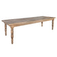 POWELL RECLAIMED ELM RECTANGULAR DINING TABLE 300CM