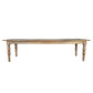 POWELL RECLAIMED ELM RECTANGULAR DINING TABLE 300CM
