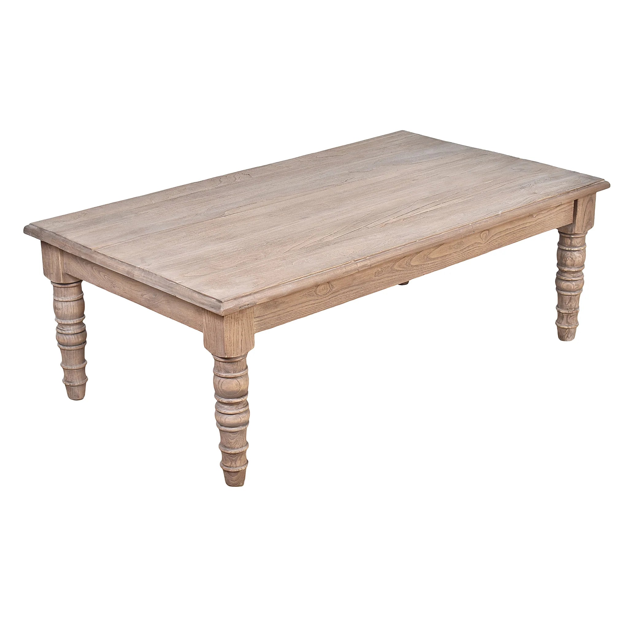 POWELL RECLAIMED ELM COFFEE TABLE 130CM