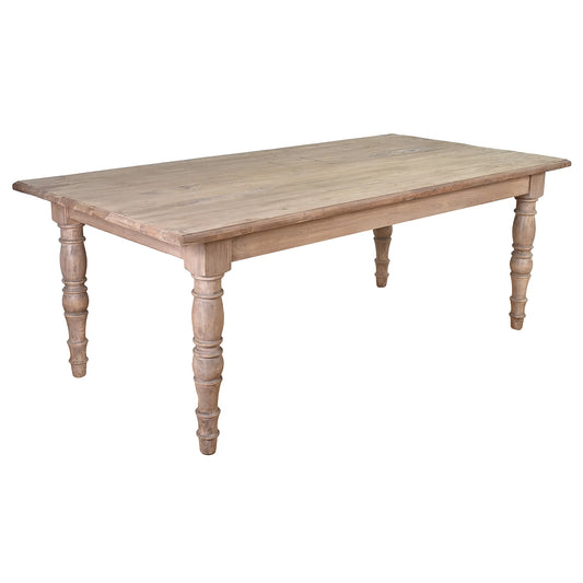 POWELL RECLAIMED ELM RECTANGUALR DINING TABLE 200CM