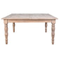 POWELL RECLAIMED ELM SQUARE DINING TABLE 150 X 150CM - MyChocolateWood