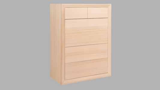 CHAUCER PINE TIMBER TALLBOY /CHEST OF 6 DRAWERS CUSTOM MADE IN AUSTRALIA