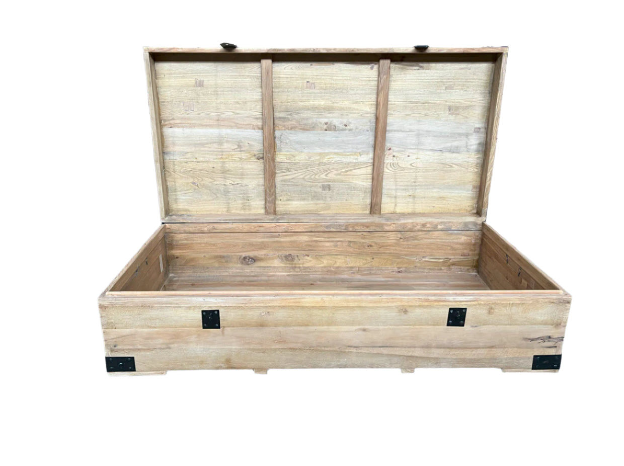FAIRMONT RECYLCED ELM TRUNK/COFFEE TABLE 160CM IN NATURAL