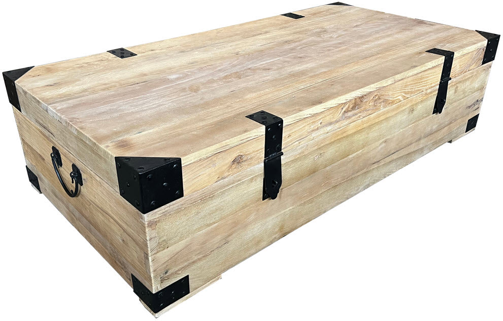 FAIRMONT RECYLCED ELM TRUNK/COFFEE TABLE 160CM IN NATURAL
