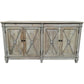 PROVENZ RECYCLED ELM RUSTIC 4-DOOR BUFFET SIDEBOARD 165CM - MyChocolateWood