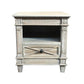 PROVENZ RECYCLED ELM RUSTIC 1 DRAWER LAMP TABLE/SIDE TABLE