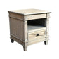 PROVENZ RECYCLED ELM RUSTIC 1 DRAWER LAMP TABLE/SIDE TABLE