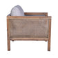 ANGOSIA RATTAN ARMCHAIR IN LIGHT TOBACCO