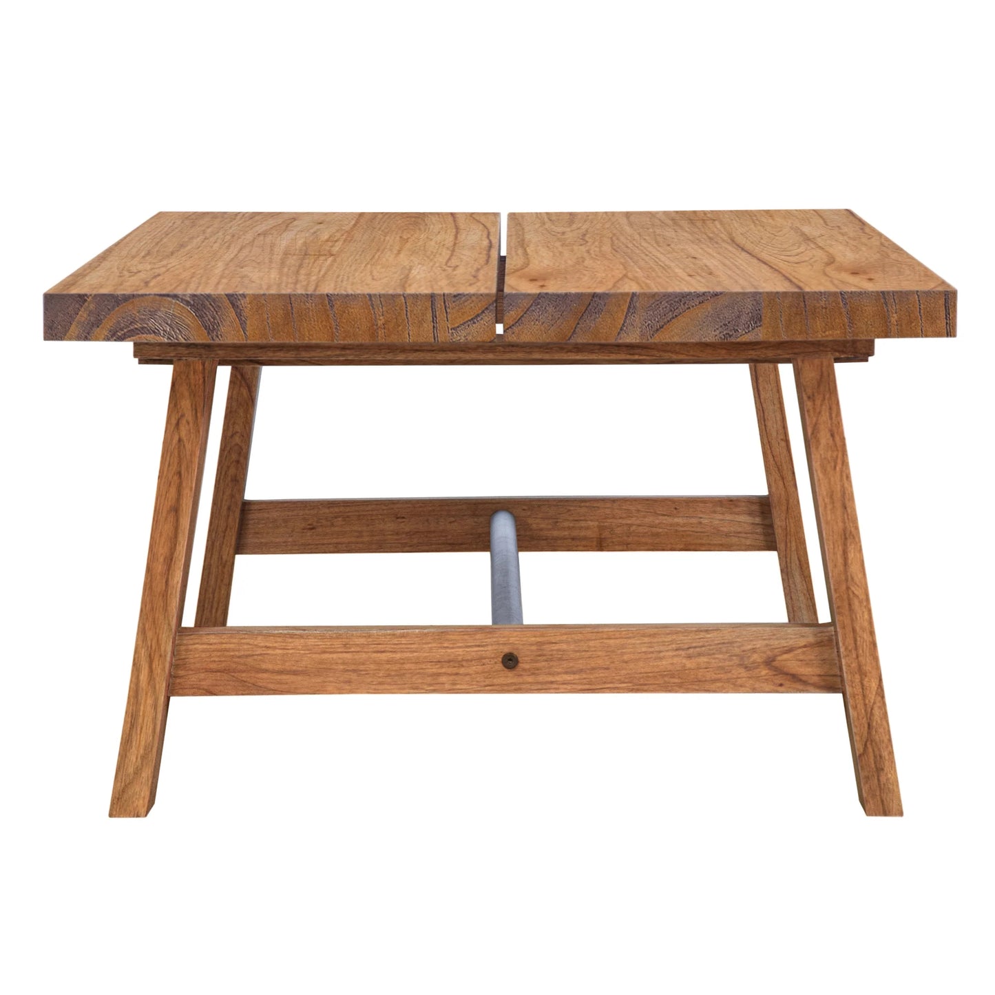 ELDRIDGE FARMERS COFFEE TABLE IN MINDI WOOD LIGHT TOBACCO - MyChocolateWood