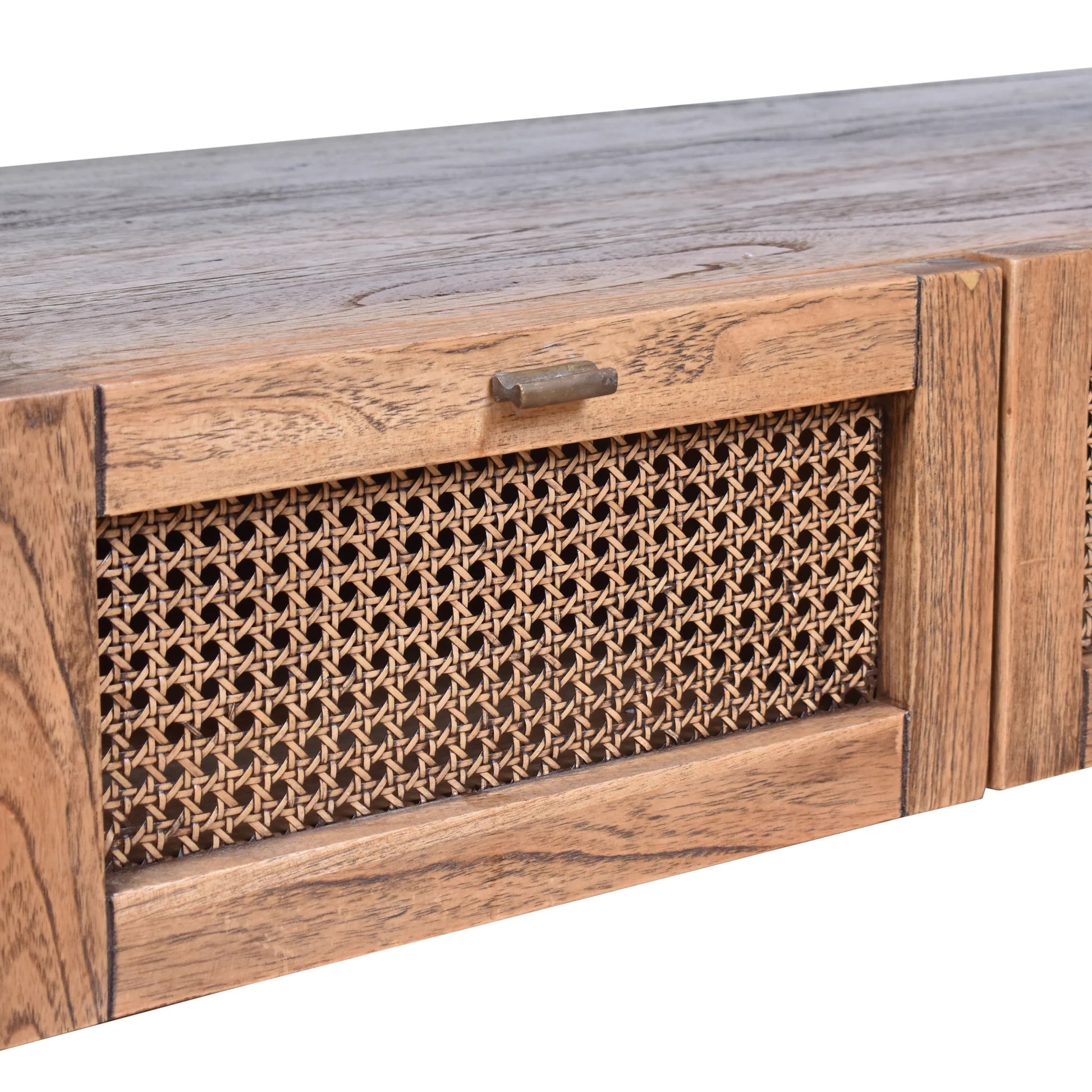 ELDRIDGE MINDI WOOD 4 DRAWERS TV/ENTERTAINMENT UNIT IN LIGHT TOBACCO 180CM - MyChocolateWood