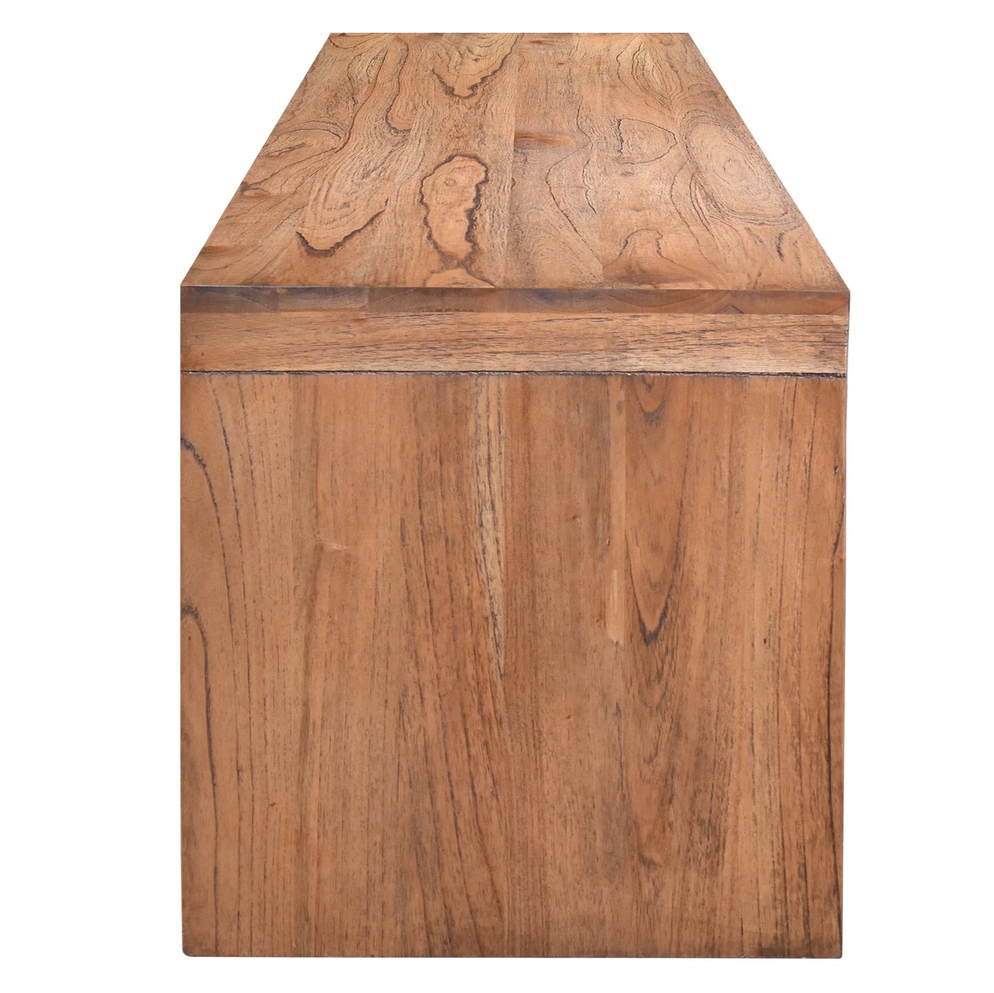 ELDRIDGE MINDI WOOD 4 DRAWERS TV/ENTERTAINMENT UNIT IN LIGHT TOBACCO 180CM