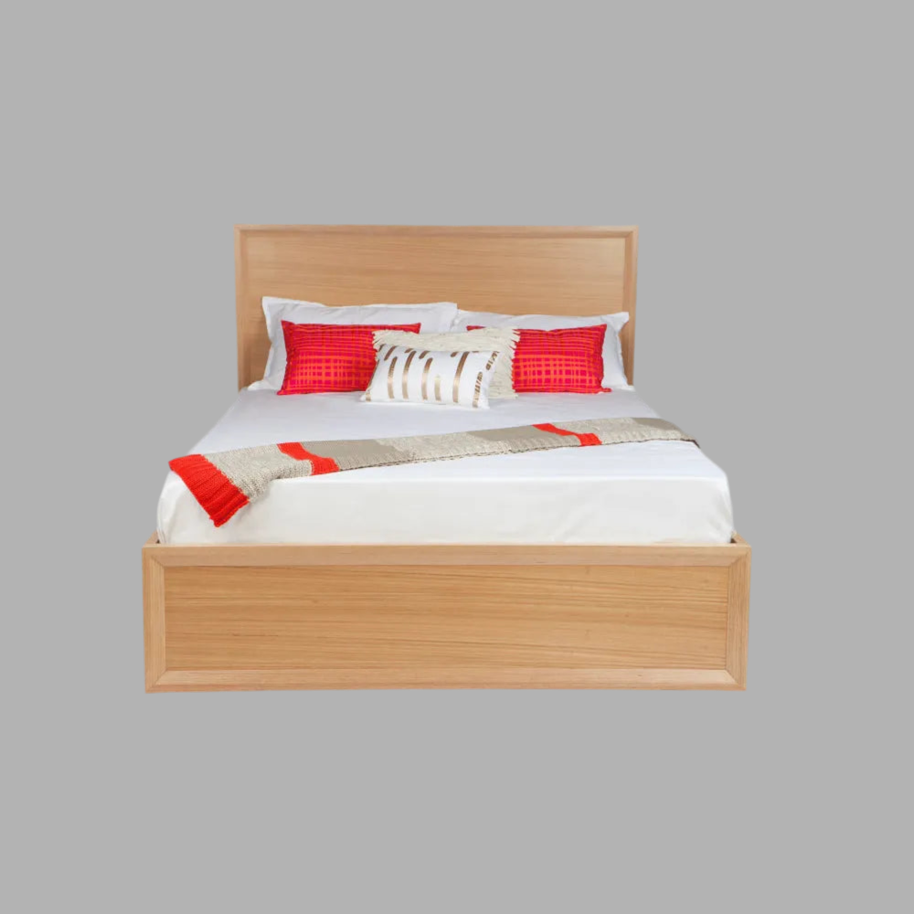 CHAUCER SOLID PINE TIMBER QUEEN STORAGE BED BASE CUSTOM MADE IN AUSTRALIA