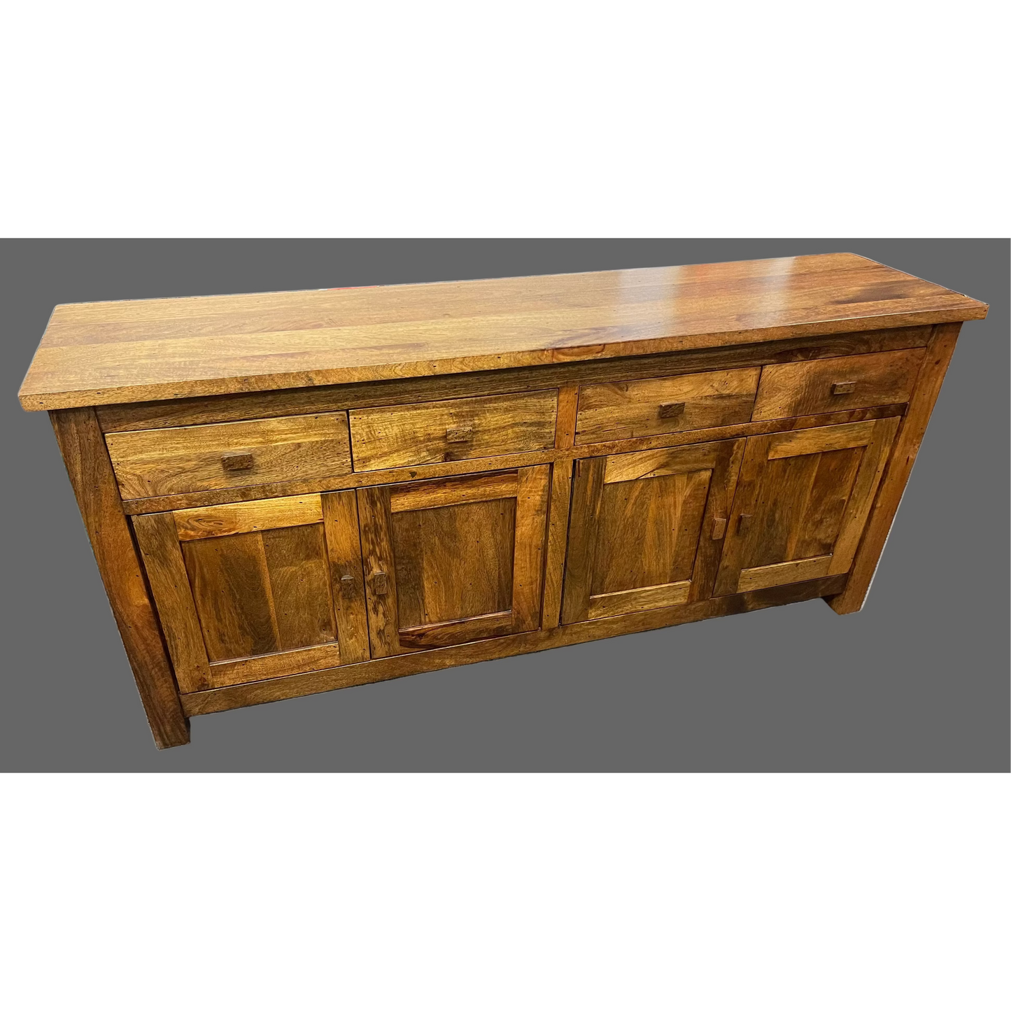 SOLID BENATO INDIAN ROSEWOOD BUFFET 4 DOORS & 4 DRAWERS - FLOOR STOCK CLEARANCE