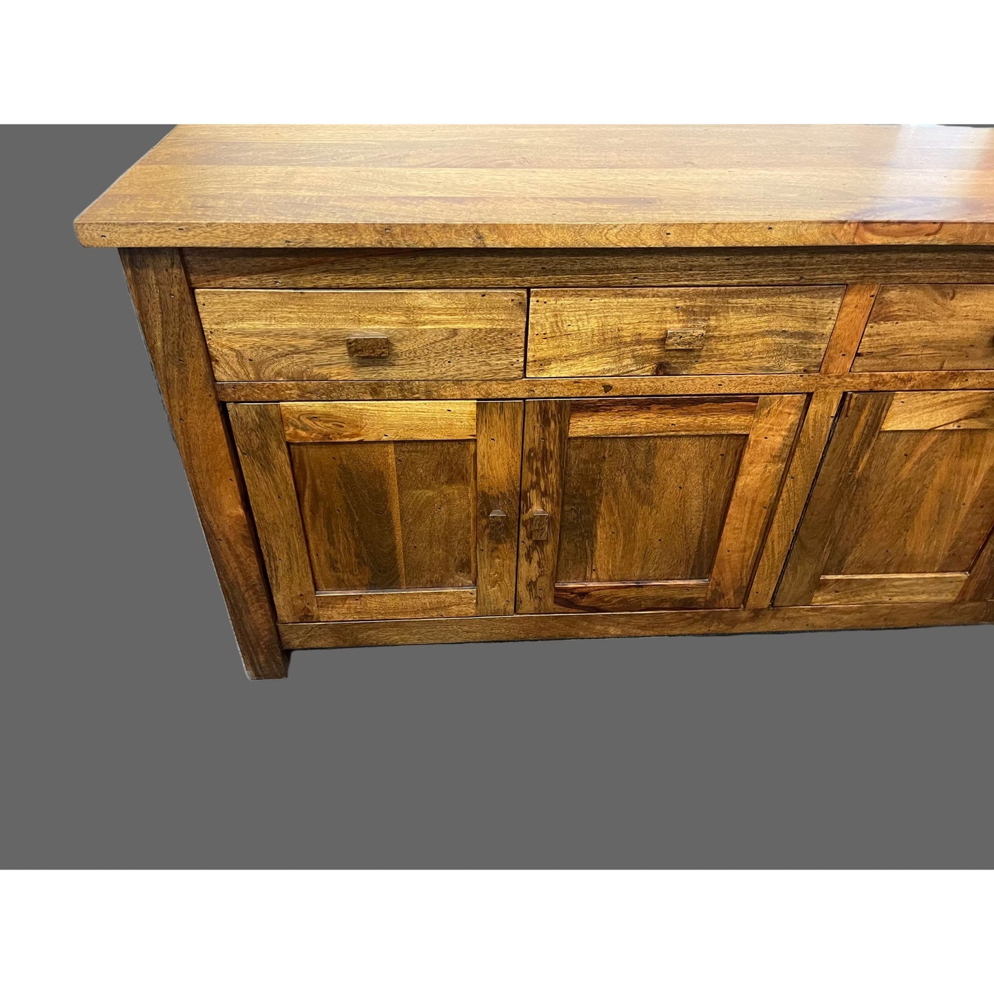 SOLID BENATO INDIAN ROSEWOOD BUFFET 4 DOORS & 4 DRAWERS - FLOOR STOCK CLEARANCE