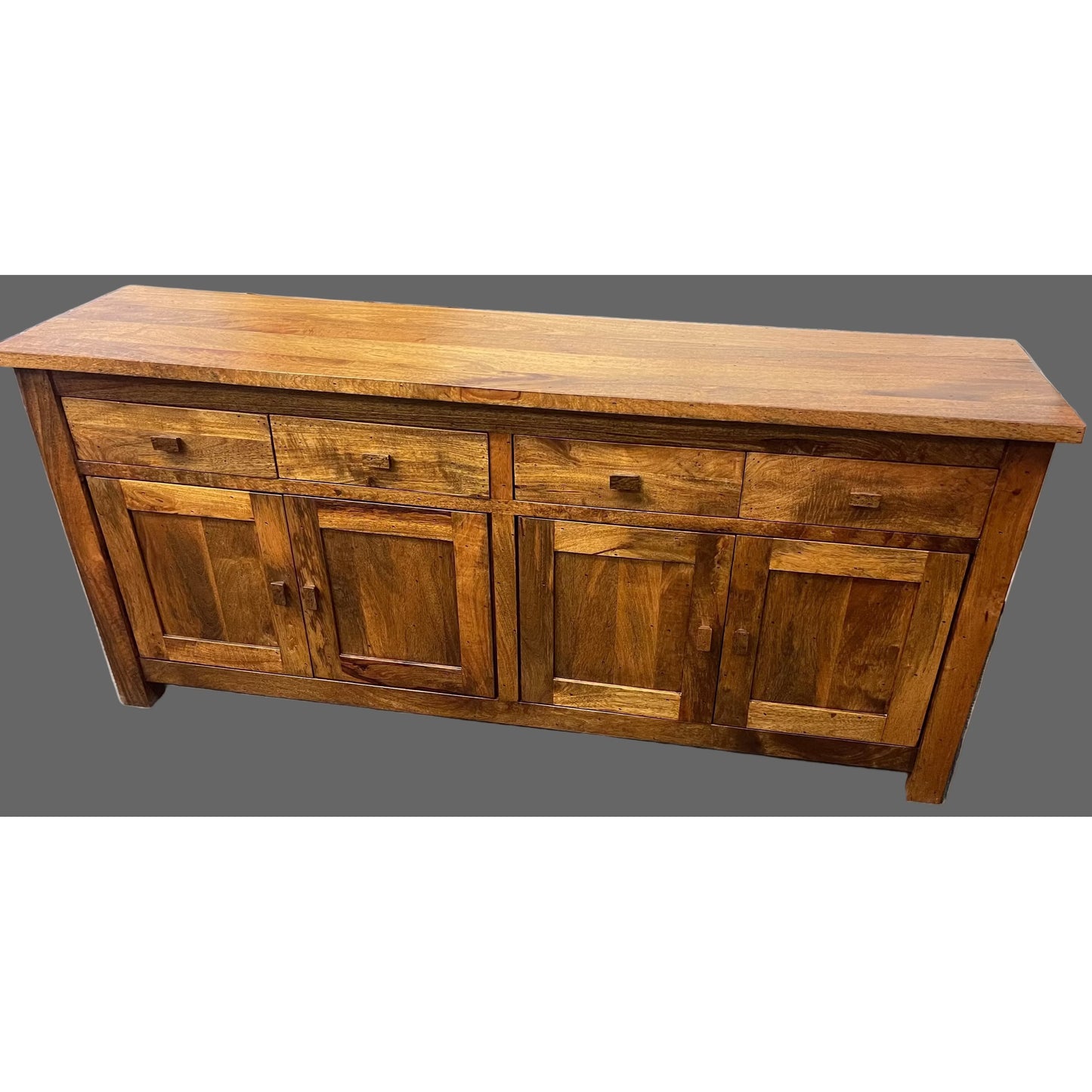 SOLID BENATO INDIAN ROSEWOOD BUFFET 4 DOORS & 4 DRAWERS - FLOOR STOCK CLEARANCE