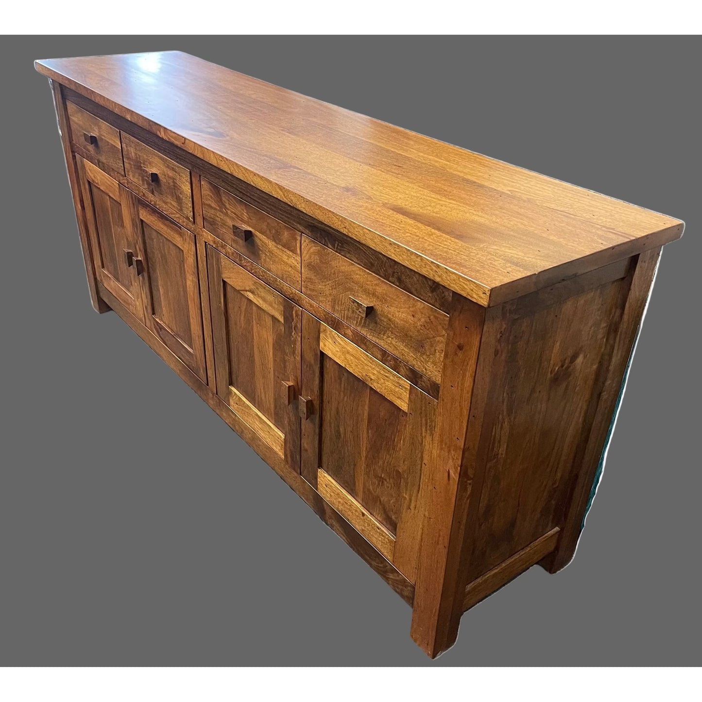 SOLID BENATO INDIAN ROSEWOOD BUFFET 4 DOORS & 4 DRAWERS - FLOOR STOCK CLEARANCE